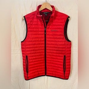 Eddie Bauer men’s size small down filled puffer vest